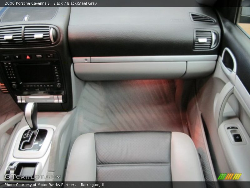 Black / Black/Steel Grey 2006 Porsche Cayenne S