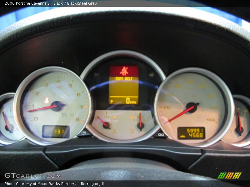 Black / Black/Steel Grey 2006 Porsche Cayenne S