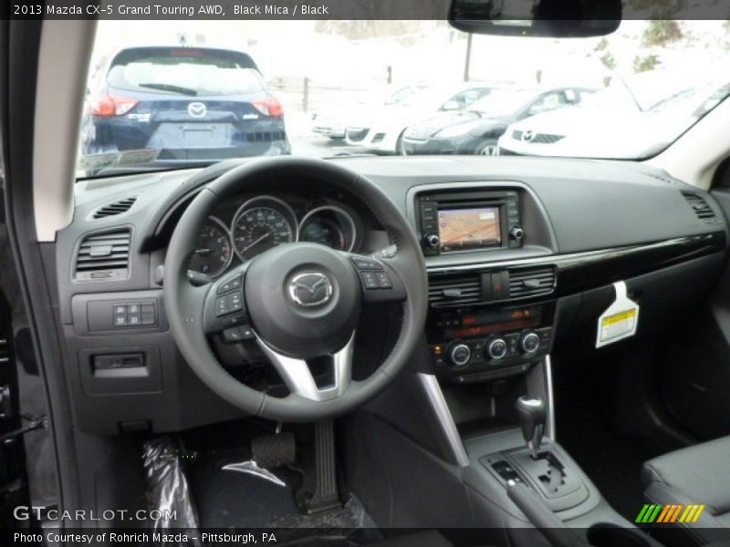 Black Mica / Black 2013 Mazda CX-5 Grand Touring AWD