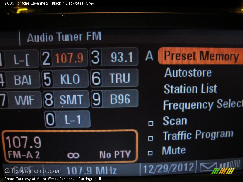 Black / Black/Steel Grey 2006 Porsche Cayenne S