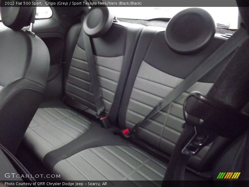 Grigio (Grey) / Sport Tessuto Nero/Nero (Black/Black) 2012 Fiat 500 Sport