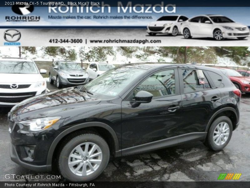 Black Mica / Black 2013 Mazda CX-5 Touring AWD