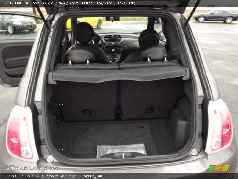 Grigio (Grey) / Sport Tessuto Nero/Nero (Black/Black) 2012 Fiat 500 Sport