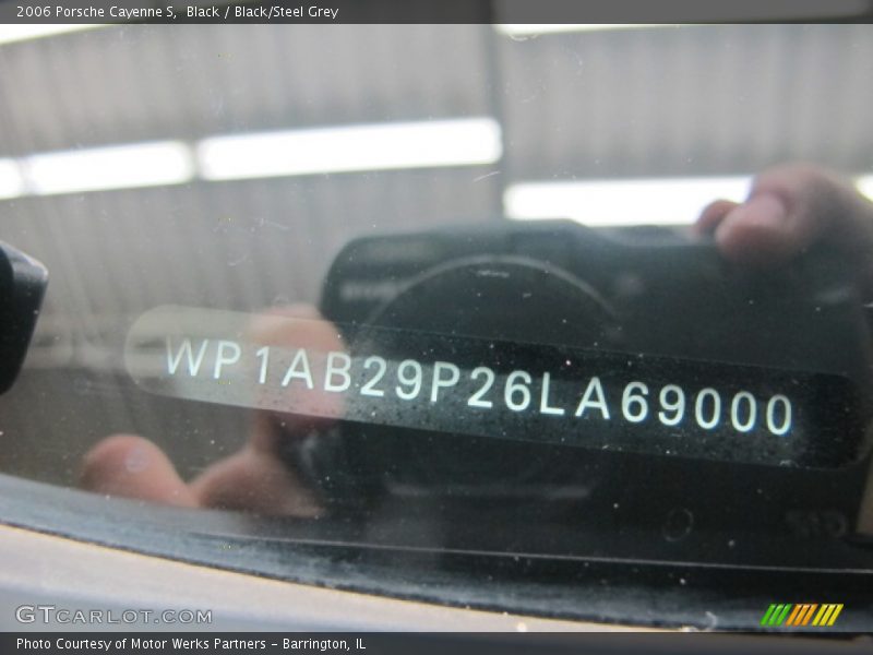 Black / Black/Steel Grey 2006 Porsche Cayenne S