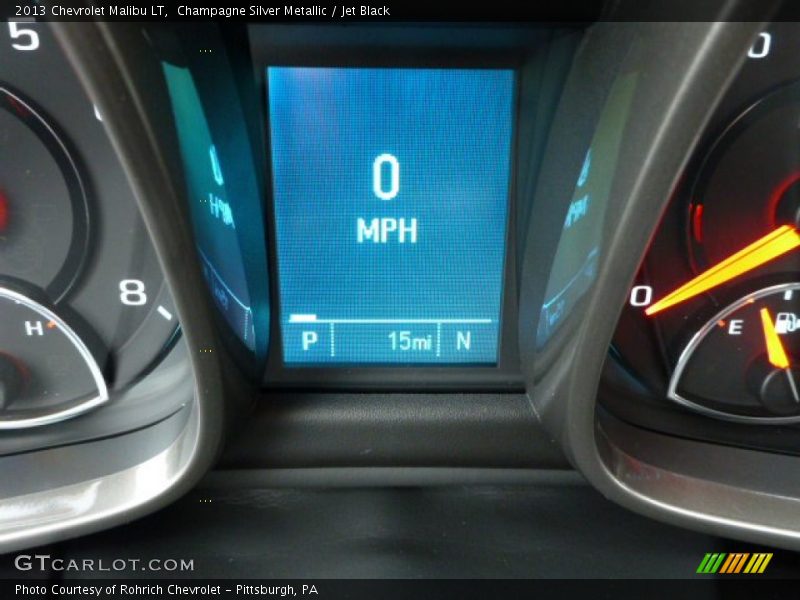 Champagne Silver Metallic / Jet Black 2013 Chevrolet Malibu LT