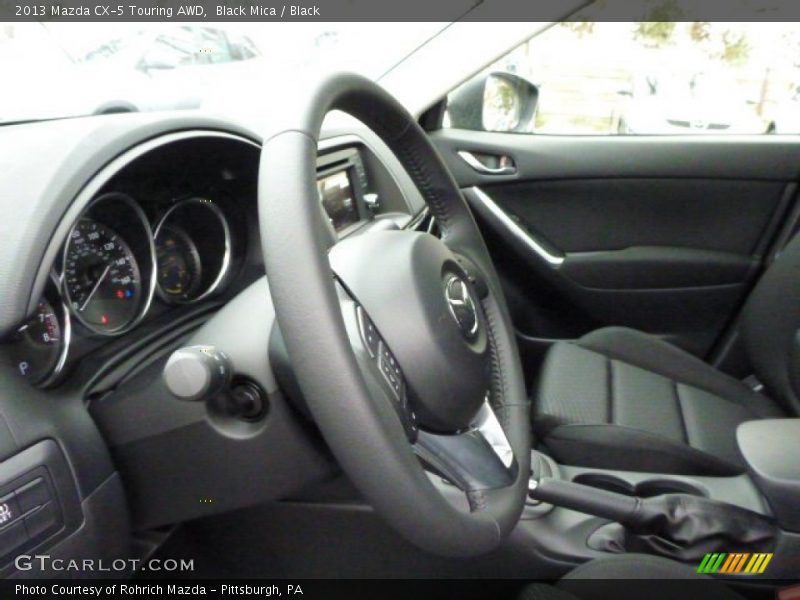 Black Mica / Black 2013 Mazda CX-5 Touring AWD