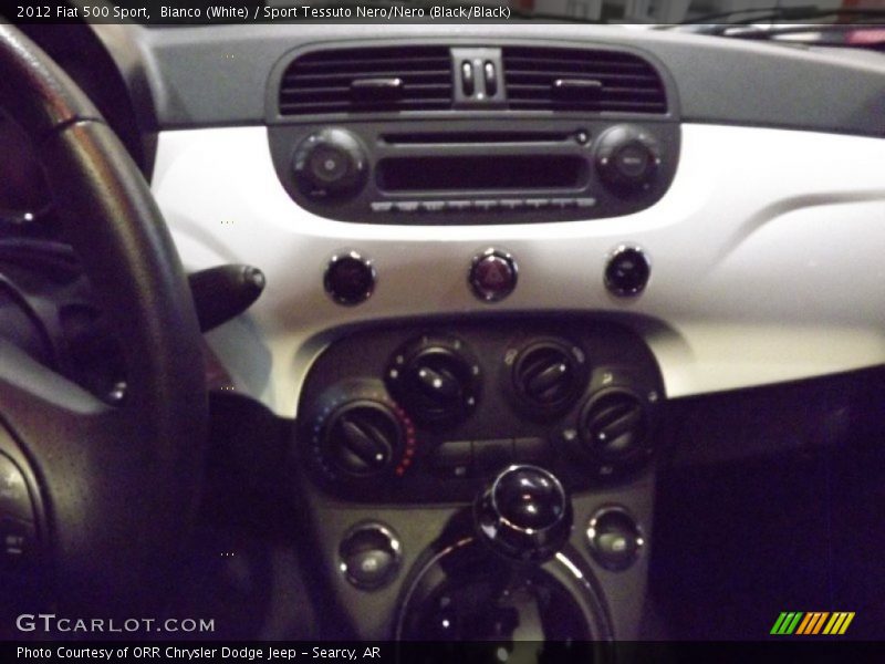 Bianco (White) / Sport Tessuto Nero/Nero (Black/Black) 2012 Fiat 500 Sport