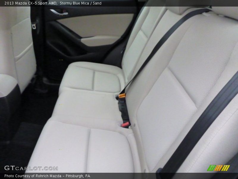 Rear Seat of 2013 CX-5 Sport AWD