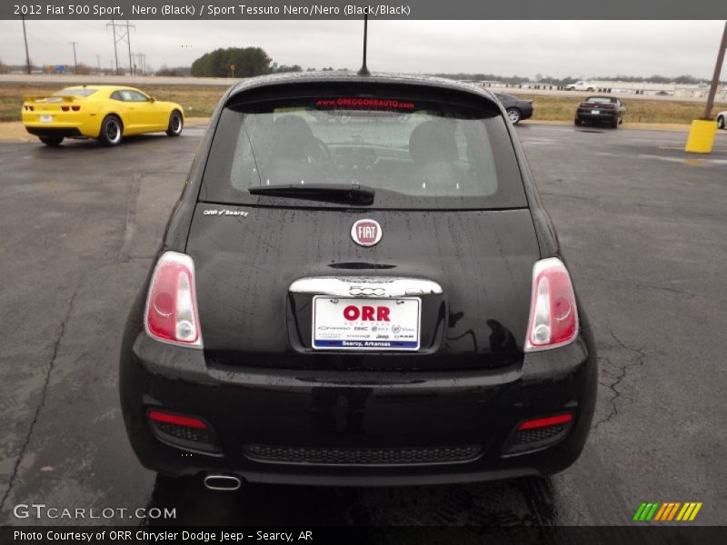 Nero (Black) / Sport Tessuto Nero/Nero (Black/Black) 2012 Fiat 500 Sport