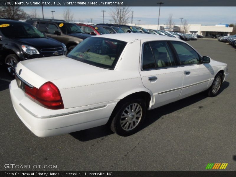 Vibrant White / Medium Parchment 2003 Mercury Grand Marquis LS