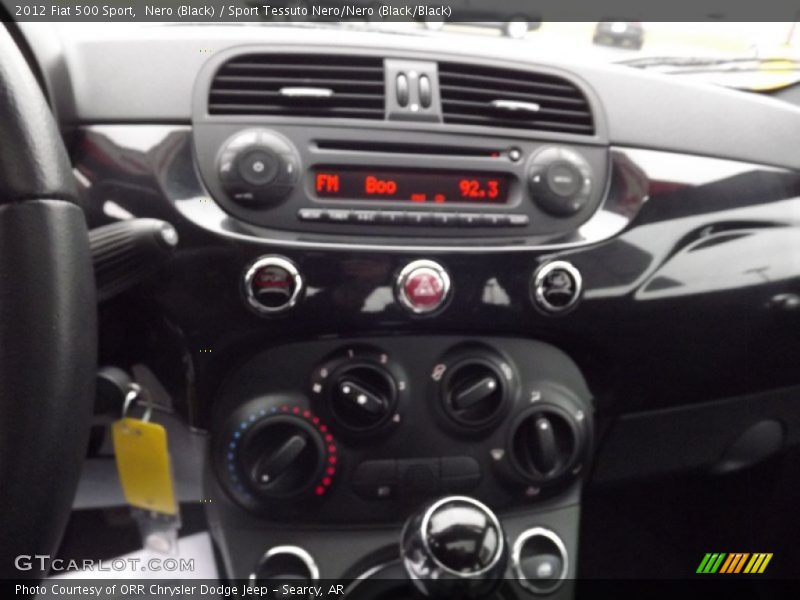 Nero (Black) / Sport Tessuto Nero/Nero (Black/Black) 2012 Fiat 500 Sport