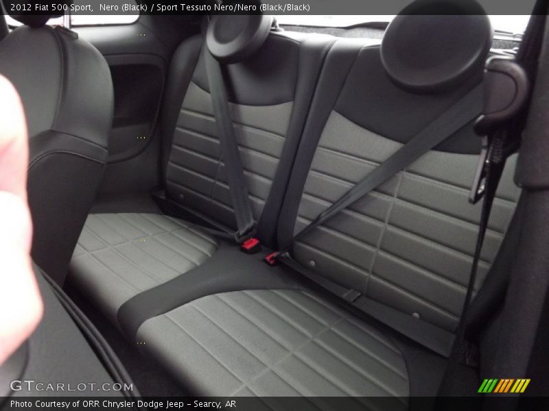 Nero (Black) / Sport Tessuto Nero/Nero (Black/Black) 2012 Fiat 500 Sport