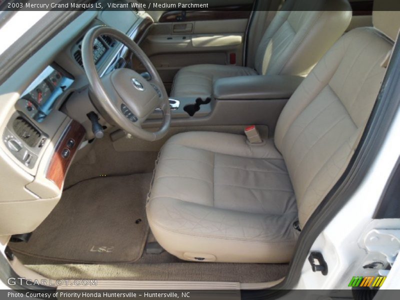 Vibrant White / Medium Parchment 2003 Mercury Grand Marquis LS