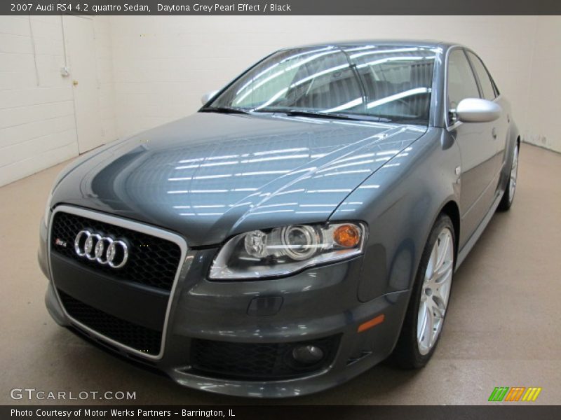 Daytona Grey Pearl Effect / Black 2007 Audi RS4 4.2 quattro Sedan