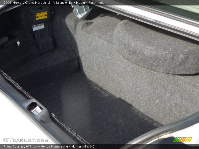 Vibrant White / Medium Parchment 2003 Mercury Grand Marquis LS