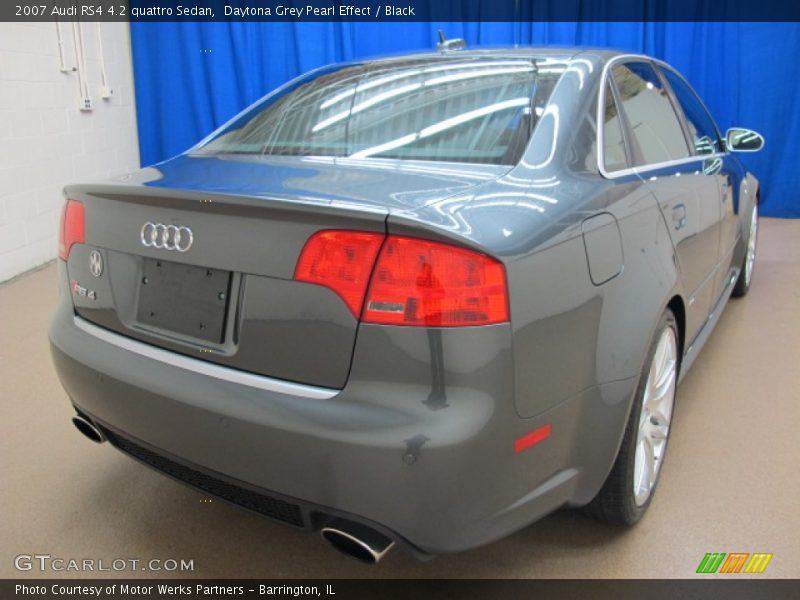 Daytona Grey Pearl Effect / Black 2007 Audi RS4 4.2 quattro Sedan