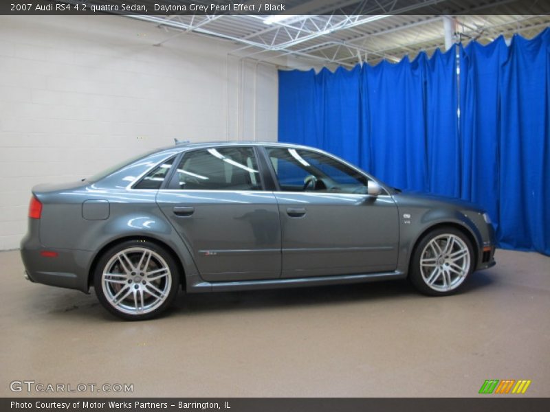 Daytona Grey Pearl Effect / Black 2007 Audi RS4 4.2 quattro Sedan