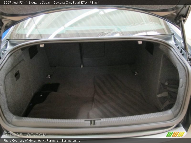 Daytona Grey Pearl Effect / Black 2007 Audi RS4 4.2 quattro Sedan