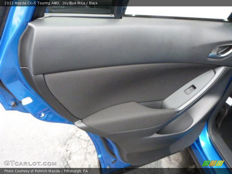 Sky Blue Mica / Black 2013 Mazda CX-5 Touring AWD