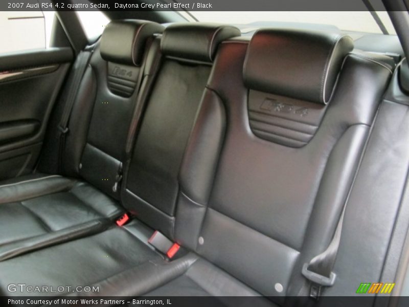Daytona Grey Pearl Effect / Black 2007 Audi RS4 4.2 quattro Sedan