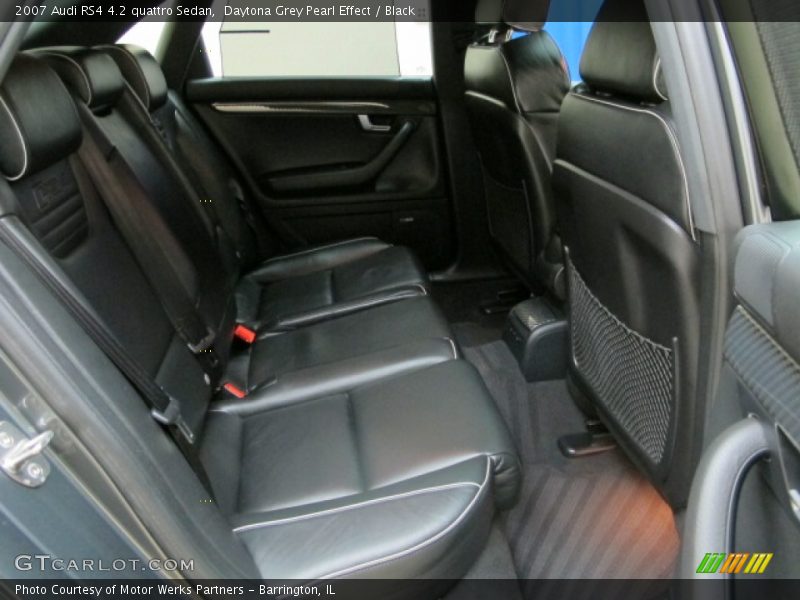 Rear Seat of 2007 RS4 4.2 quattro Sedan