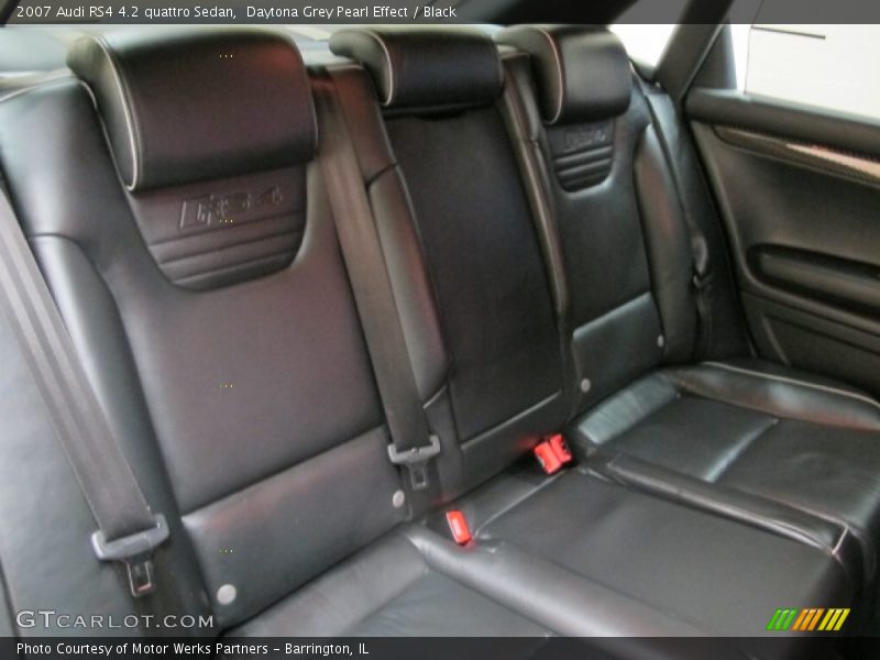 Daytona Grey Pearl Effect / Black 2007 Audi RS4 4.2 quattro Sedan