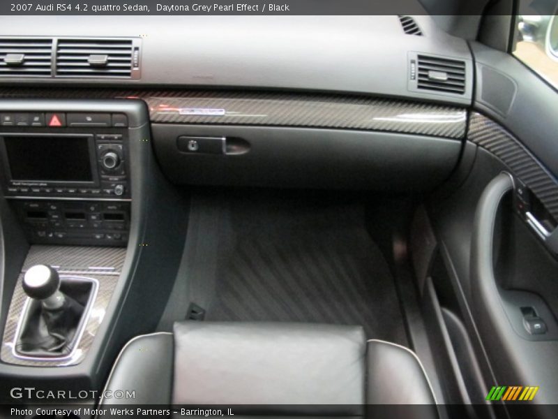 Daytona Grey Pearl Effect / Black 2007 Audi RS4 4.2 quattro Sedan