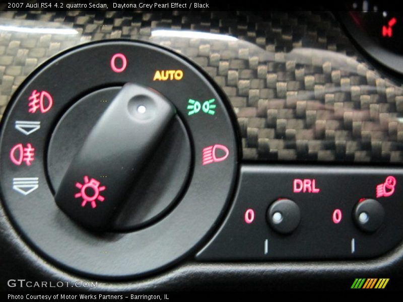 Controls of 2007 RS4 4.2 quattro Sedan
