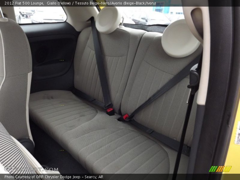 Rear Seat of 2012 500 Lounge
