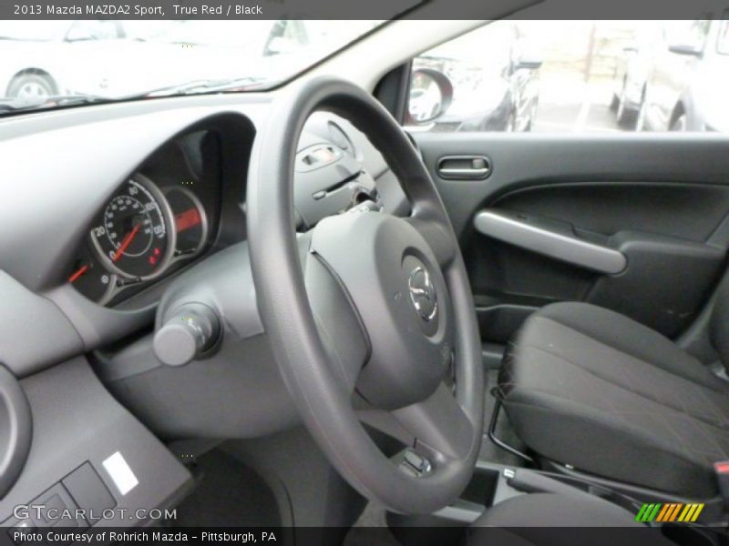 True Red / Black 2013 Mazda MAZDA2 Sport