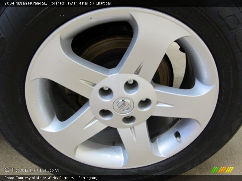 Polished Pewter Metallic / Charcoal 2004 Nissan Murano SL