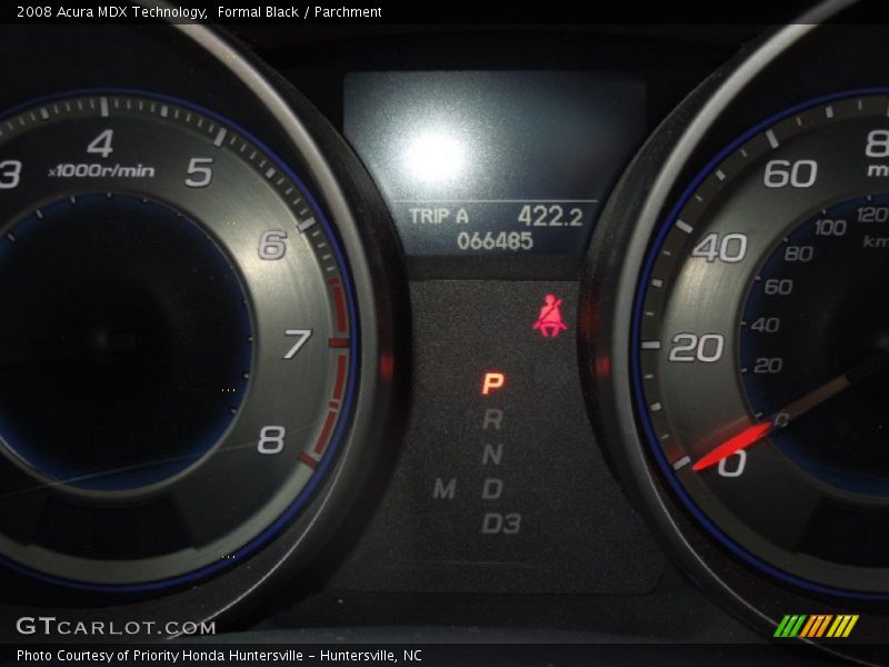 Formal Black / Parchment 2008 Acura MDX Technology