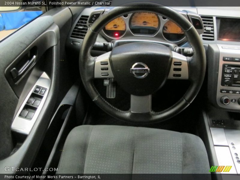 Polished Pewter Metallic / Charcoal 2004 Nissan Murano SL