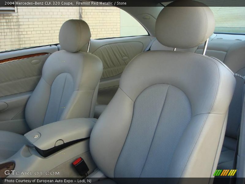 Firemist Red Metallic / Stone 2004 Mercedes-Benz CLK 320 Coupe