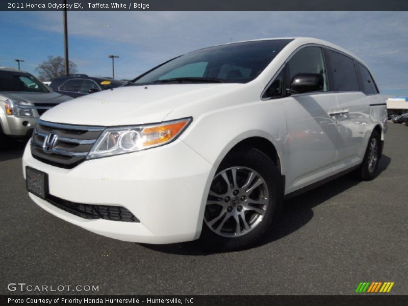 Taffeta White / Beige 2011 Honda Odyssey EX