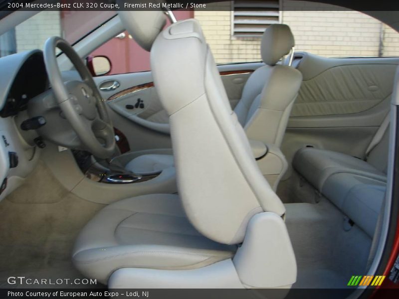 Firemist Red Metallic / Stone 2004 Mercedes-Benz CLK 320 Coupe
