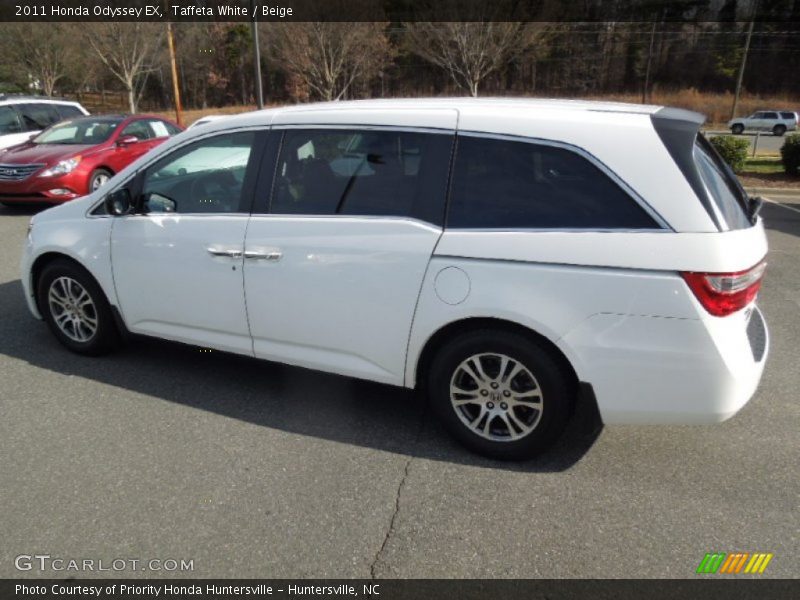 Taffeta White / Beige 2011 Honda Odyssey EX