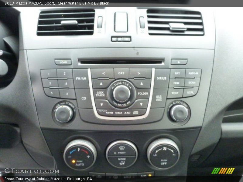 Controls of 2013 MAZDA5 Sport