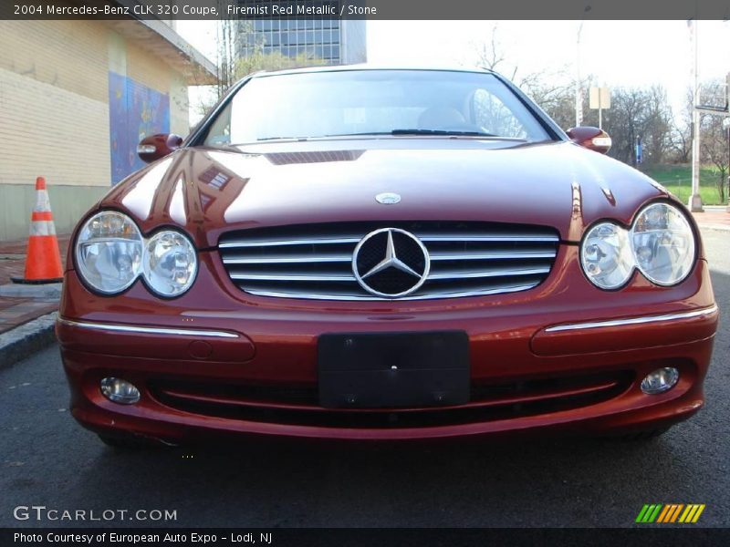 Firemist Red Metallic / Stone 2004 Mercedes-Benz CLK 320 Coupe