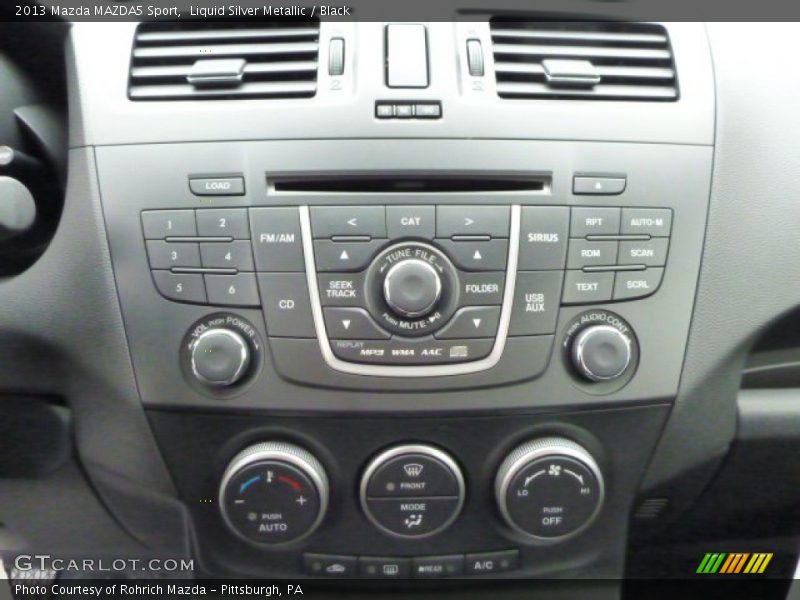 Controls of 2013 MAZDA5 Sport