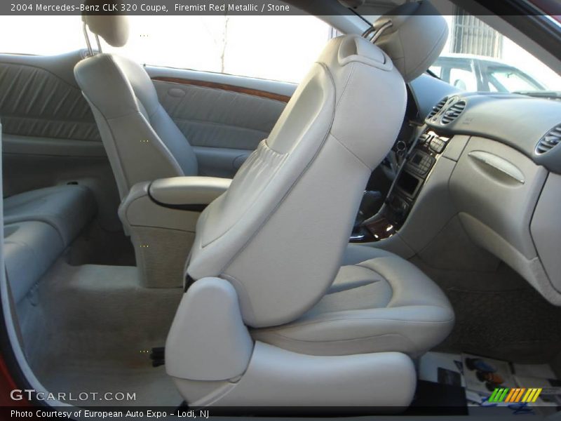 Firemist Red Metallic / Stone 2004 Mercedes-Benz CLK 320 Coupe