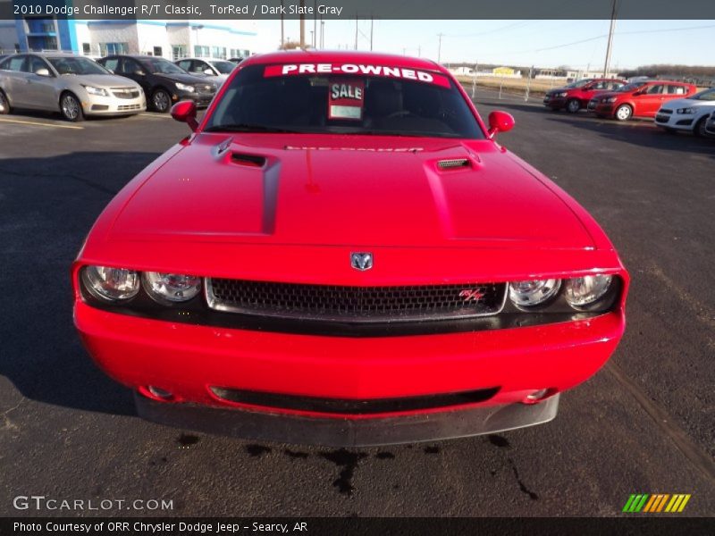 TorRed / Dark Slate Gray 2010 Dodge Challenger R/T Classic