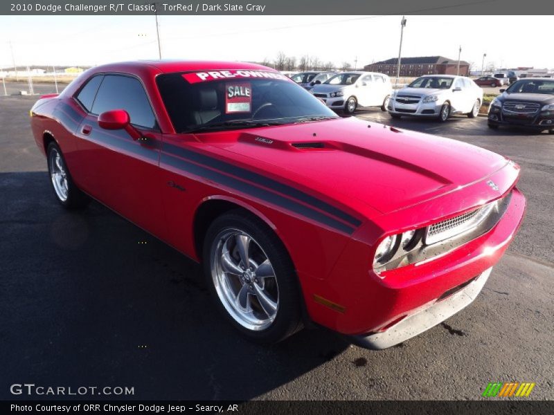 TorRed / Dark Slate Gray 2010 Dodge Challenger R/T Classic