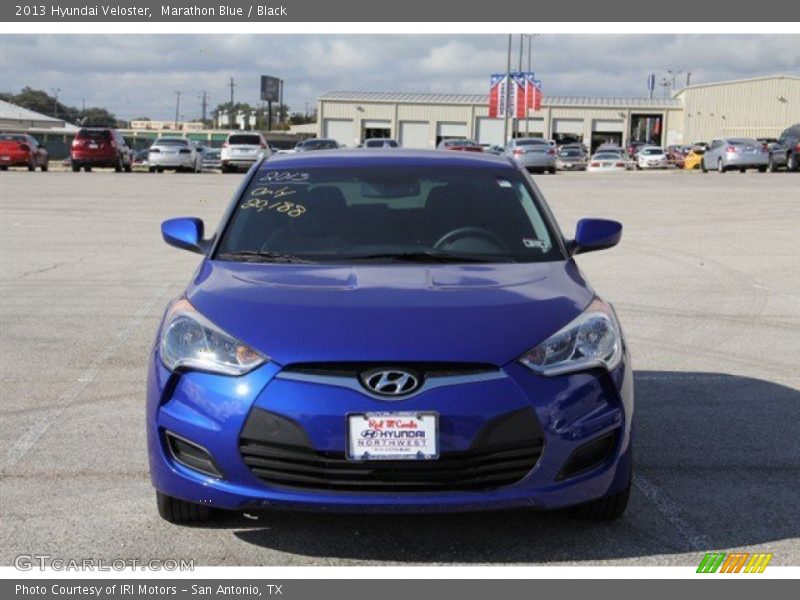 Marathon Blue / Black 2013 Hyundai Veloster