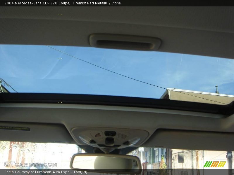 Firemist Red Metallic / Stone 2004 Mercedes-Benz CLK 320 Coupe