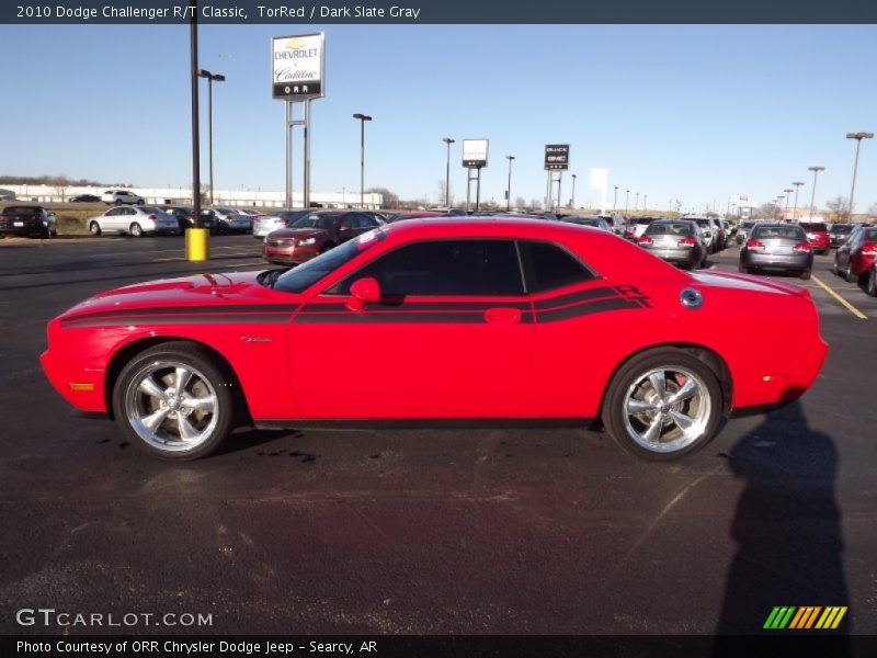 TorRed / Dark Slate Gray 2010 Dodge Challenger R/T Classic