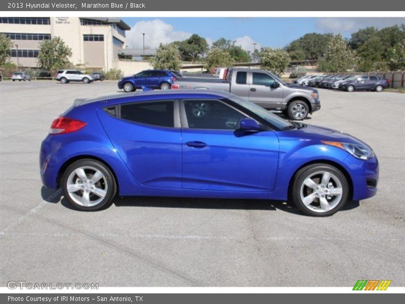 Marathon Blue / Black 2013 Hyundai Veloster