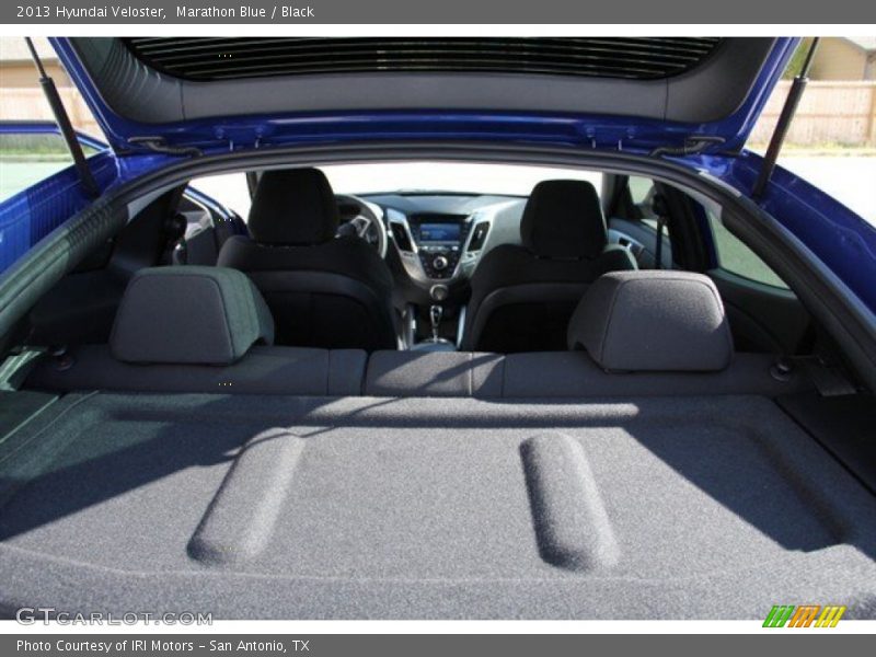 Marathon Blue / Black 2013 Hyundai Veloster