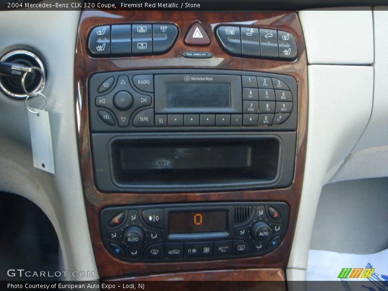 Firemist Red Metallic / Stone 2004 Mercedes-Benz CLK 320 Coupe