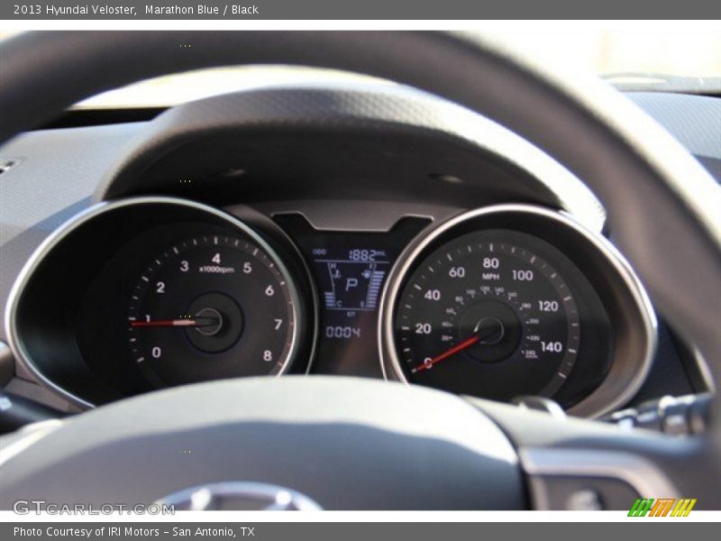 Marathon Blue / Black 2013 Hyundai Veloster